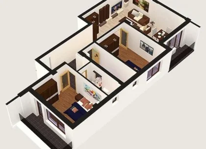 Apartament 3 camere 89200€ +TVA