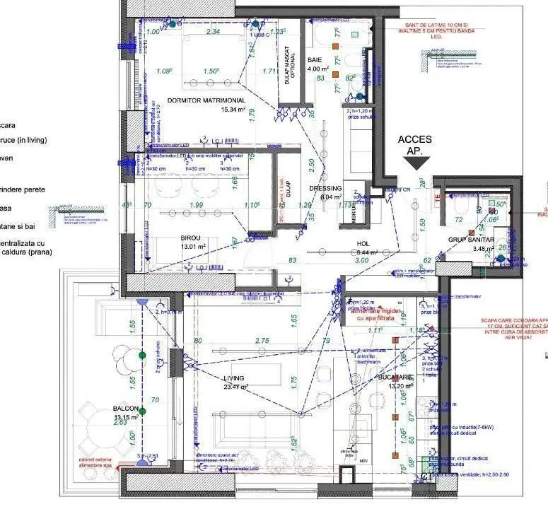 RARITATE  Cotroceni  3 camere , 105mp, finalizat 2024, terasa cu view superb
