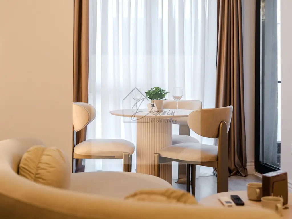 Studio dublu Ivory Residence Pipera I lux mobilat I balcon I COM0%