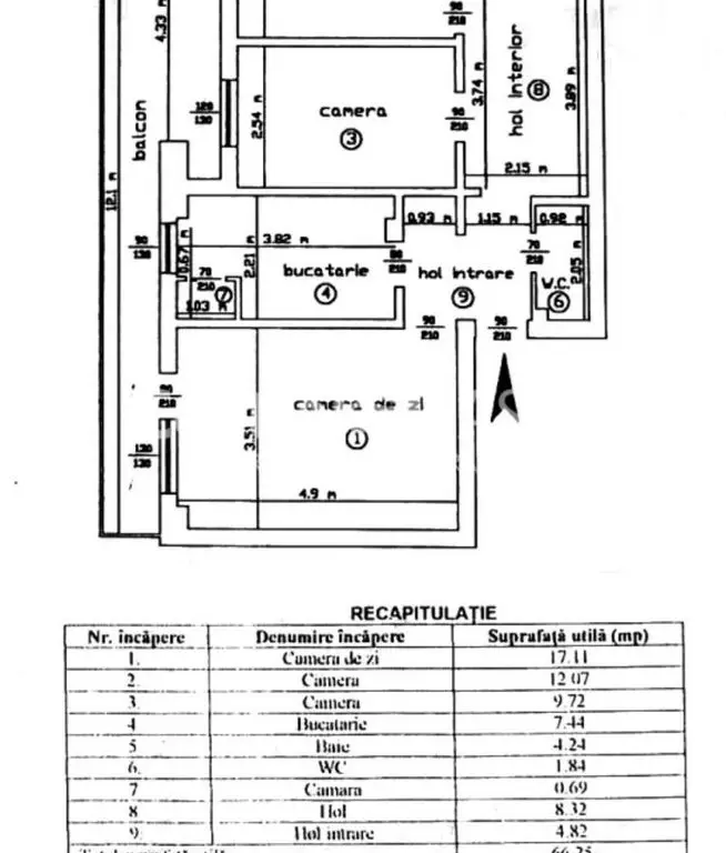 Apartament Independentei 84 mp