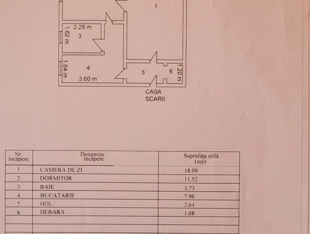 Apartament 2 camere, central, parter – Giurgiu