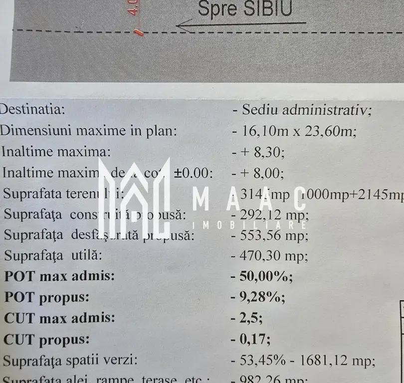 De inchiriat spatiu comercial I Talmaciu I Sibiu I pe DN 7