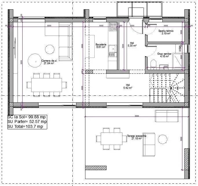 Casa P+1 strada Dara