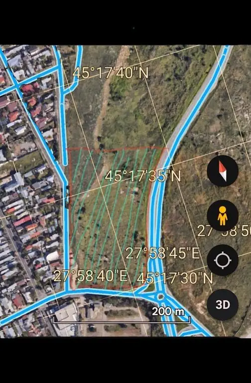 Teren intravilan 14.168 mp – pozitie excelenta la intrarea in Braila