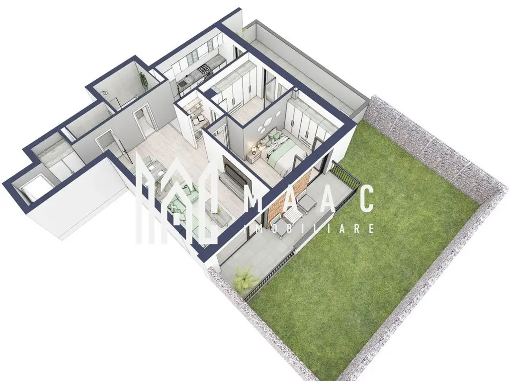 Apartament 3 camere | Balcoane 11.8 mp | Gradica ca. 107mp | Turnisor