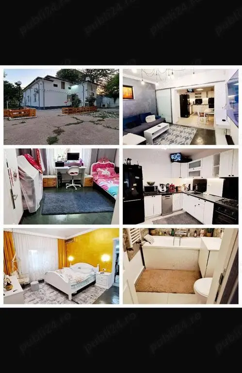 Casă de vânzare !! 3 camere, 2 băi, 3 dresinguri, cameră tehnică, pivniță, 2 garaje