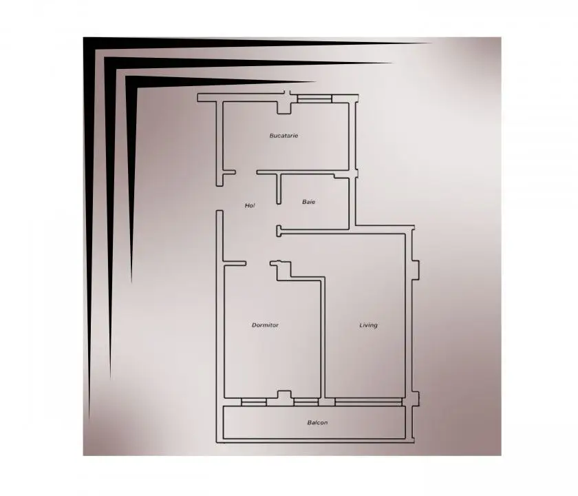 Tomis Nord - Vanzare apartament decomandat cu 2 camere, bloc nou.