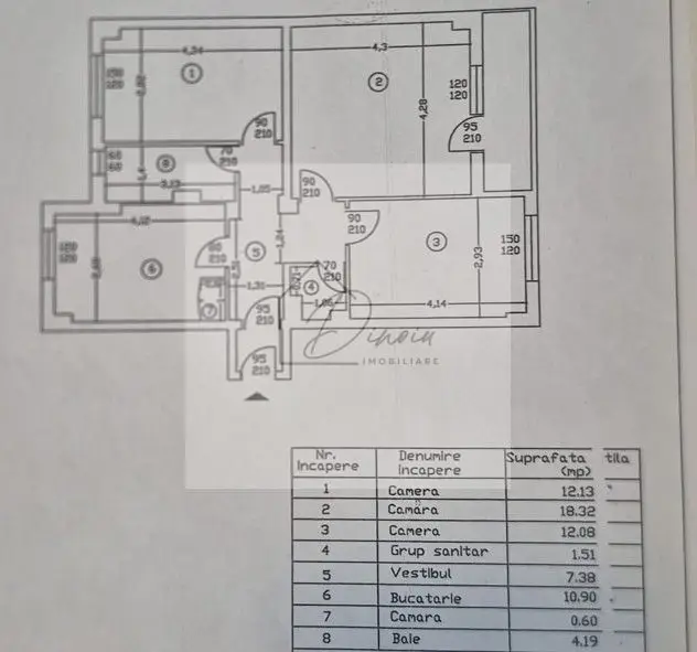 Apartament 3 camere 2 bai I B-dul Lacul Tei I COMISION 0%