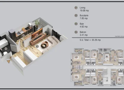Garsoniera Militari Residence aprilie 2026