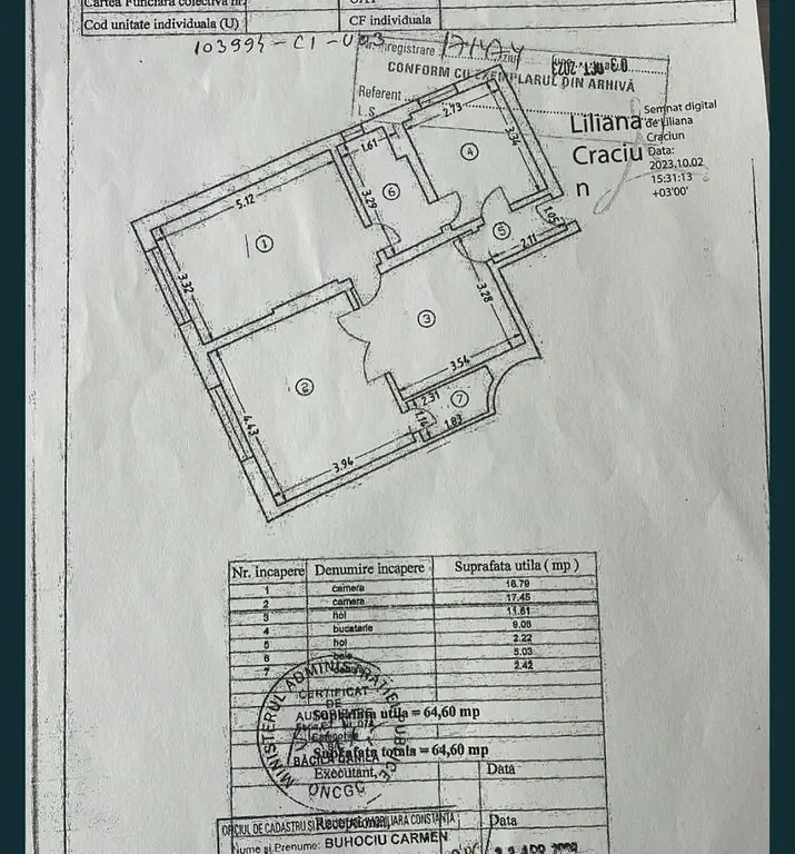 Centru Antoniadis Stefan cel Mare ap 3 camere