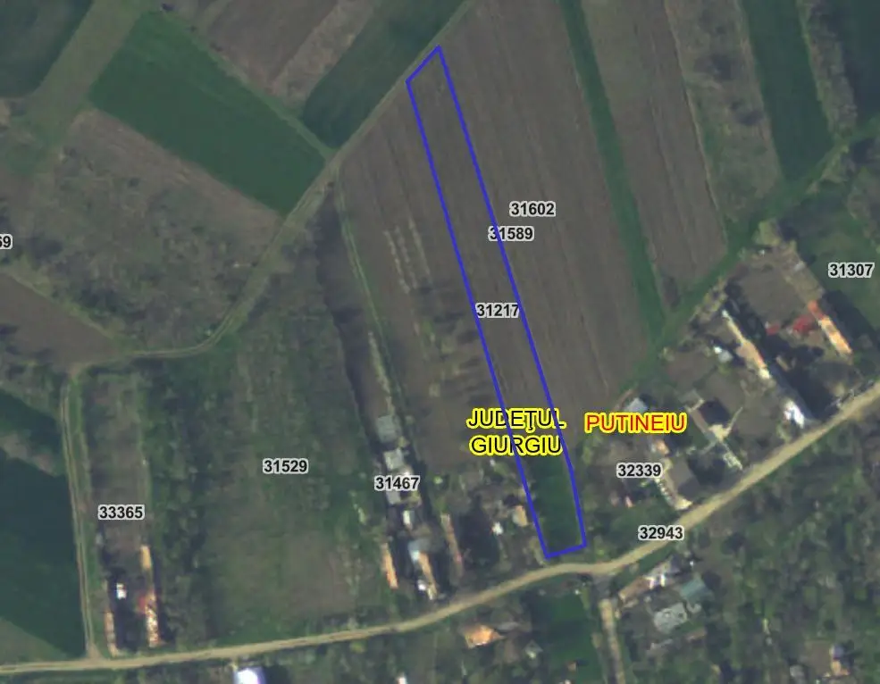 Teren intravilan 2.500 mp – Vieru, Giurgiu