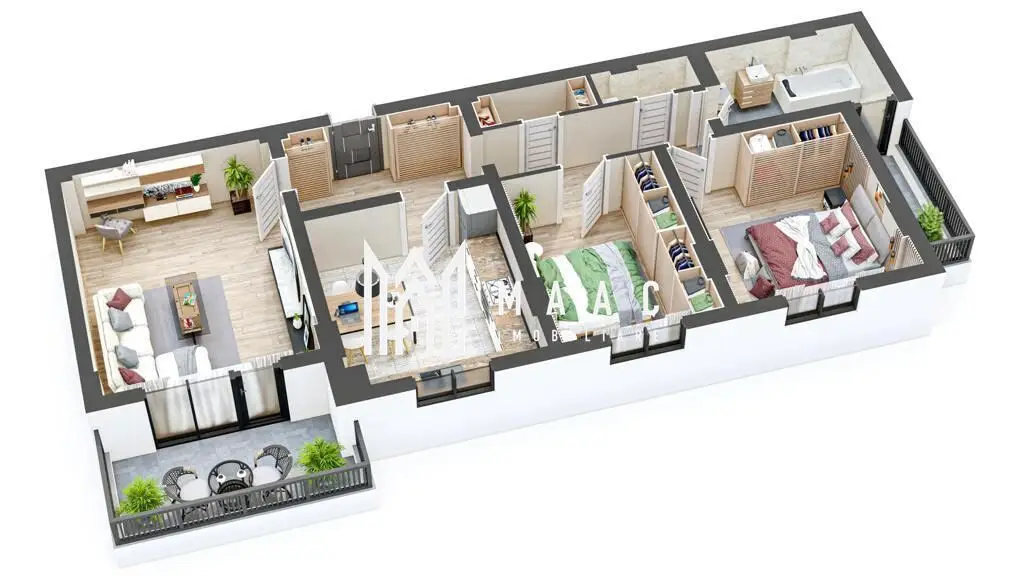 Apartament 4 camere I Nou I Decomandat I Balcon I Hipodrom