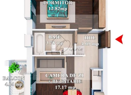 2 CAMERE COSMOPOLIS I PARCARE INCLUSA I BLOC 2025 I PROPRIETAR I com0%