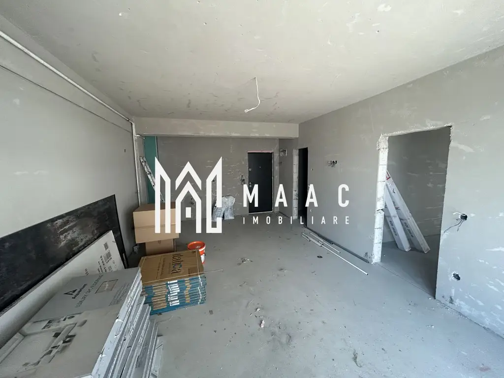 Apartament 2 camere semidecomandat | Șelimbăr | grădină 43 mp