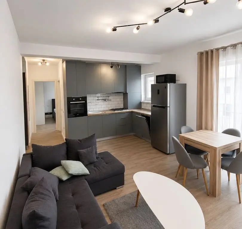 Apartament modern cu 2 camere decomandate, situat în Dumbrăvița