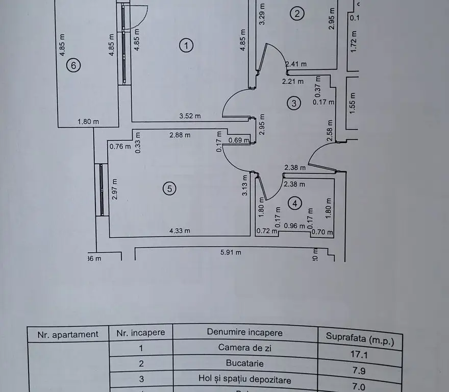 Apartament modern cu 2 camere pereți retractabili terasă parcare și boxă