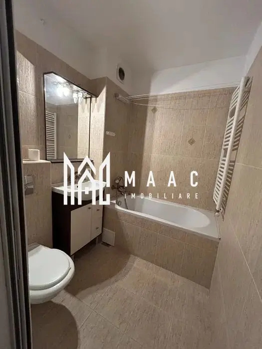 Apartament 3 camere de închiriat | Central Sibiu | 70 mp, balcon