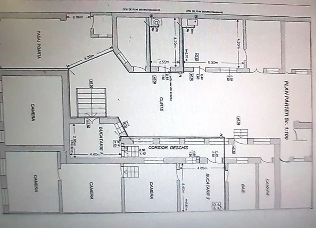 Proiect de clinică sau birouri în centru – casă cu demisol, de renovat