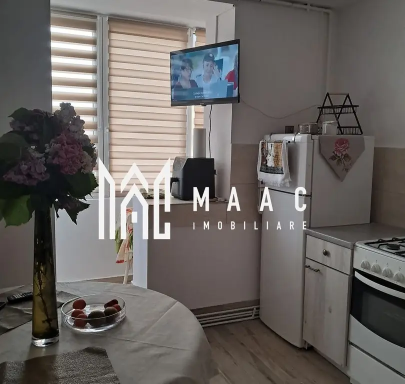 Garsonieră de închiriat | Trei Stejari, Sibiu | 42 mp, renovată