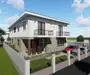 1/2 Duplex Spatios, GIROC. Decorativa la exterior - la gri la interior