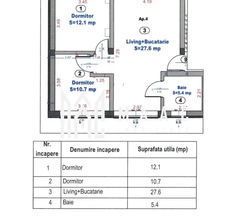 Apartament la vilă I Decomandat 3 Camere I 2 Parcari