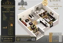 Apartament 02A, Corp A – 2 camere | 55,60 mp | Jabri Nord Residence