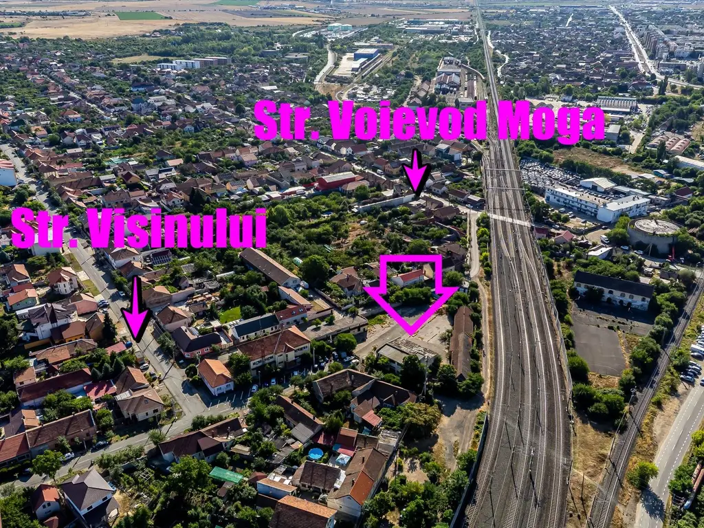 Pret nou! Teren 3151 mp aproape de centrul Aradului