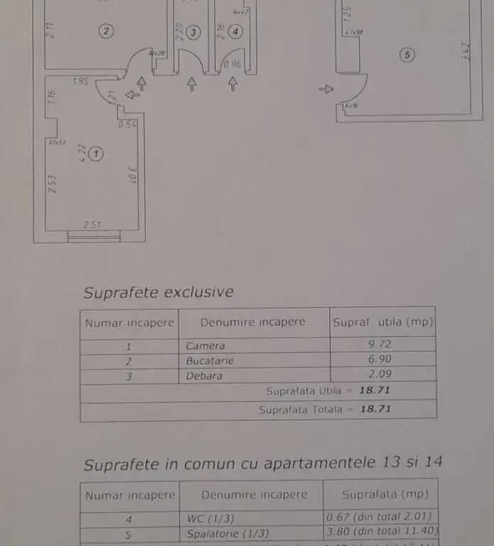 Garsoniera metrou Timpuri Noi