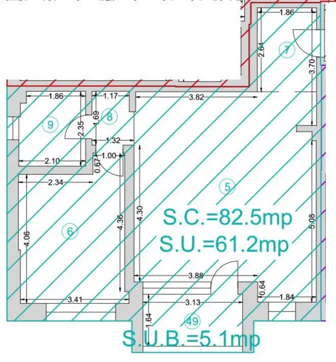 INEL II - COMPLEX PRIMO RESIDENCE - Apartament cu 2 camere situat la etajul 4