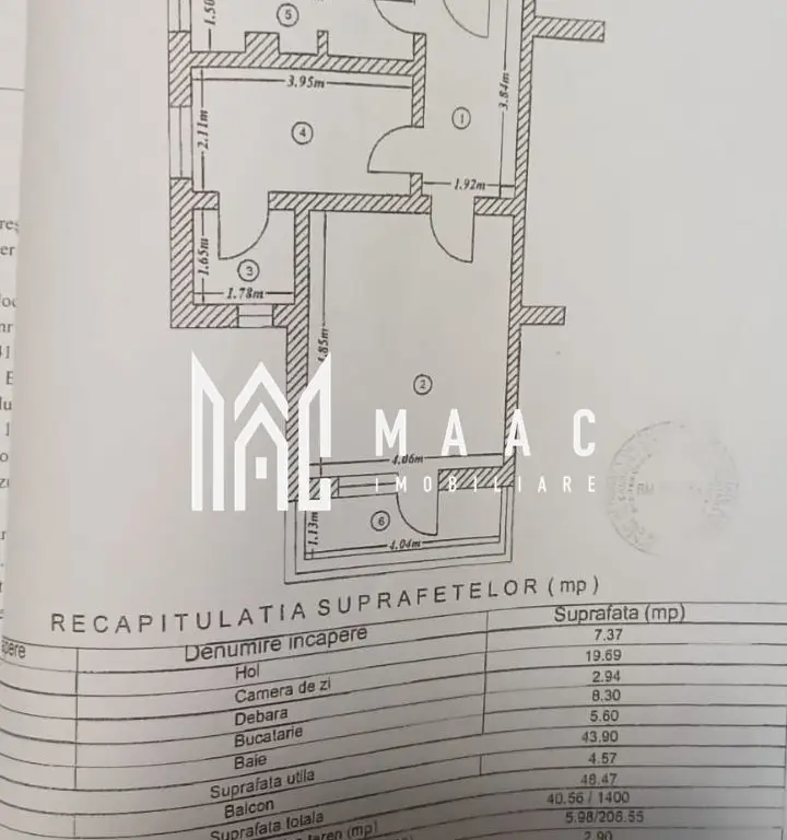 Garsonieră spațioasă de vanzare | centrala proprie | vedere superba.