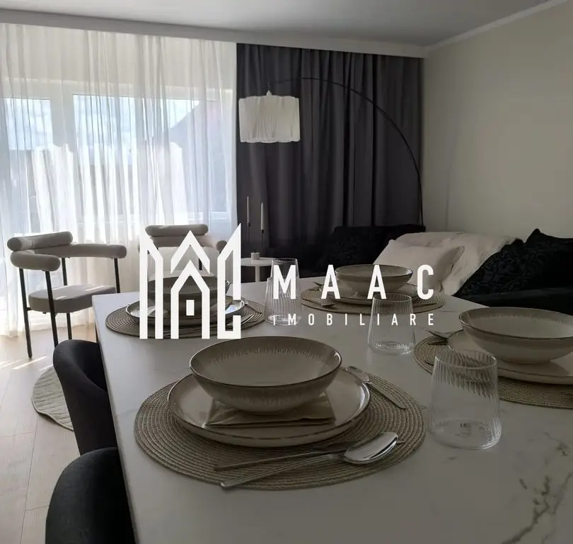 Apartament 2 camere semidecomandat | Ștrand, Sibiu | 70 mp, mobilat