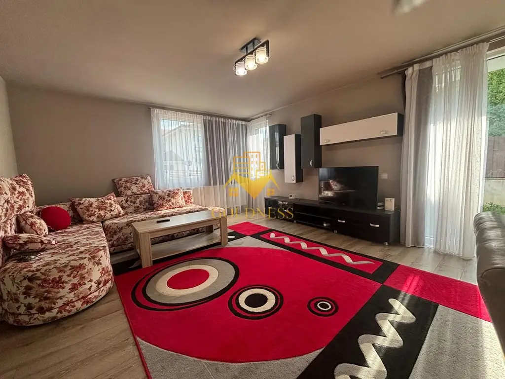 Duplex, 4 camere, modern, curte, terasă, 200mp teren, Florești