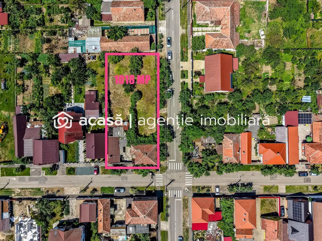 Casă cu teren 1018 mp și 2 fronturi stradale- Bujac