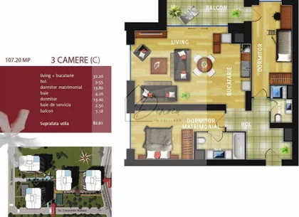 Apartament 3 camere InCity I Bucuresti Mall Vitan Dristor I COM 0%