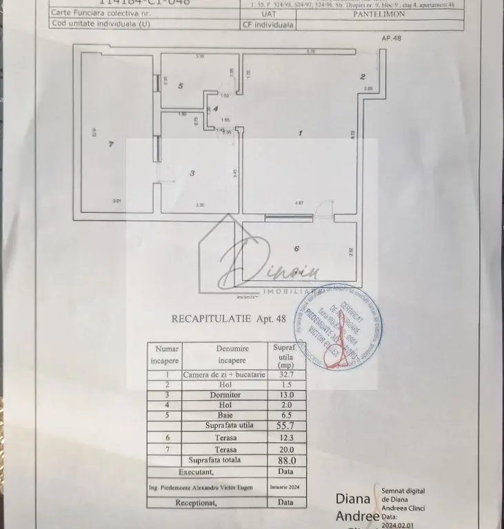 Apartament 2 camere LUX  I UNIC I Parcare I COMISION 0%