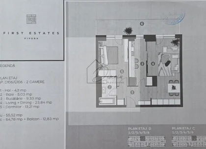 2 camere First Estates Pipera I Plaza Pipera Rond OMV I COM 0%