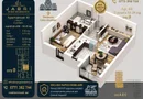 Apartament 41, Corp D – 2 camere | 53,28 mp | Etaj 3 | Jabri Nord Resi