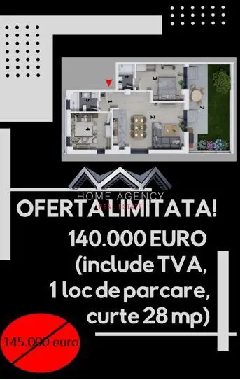 Apartamente 3 camere Otopeni - TVA și parcare incluse!