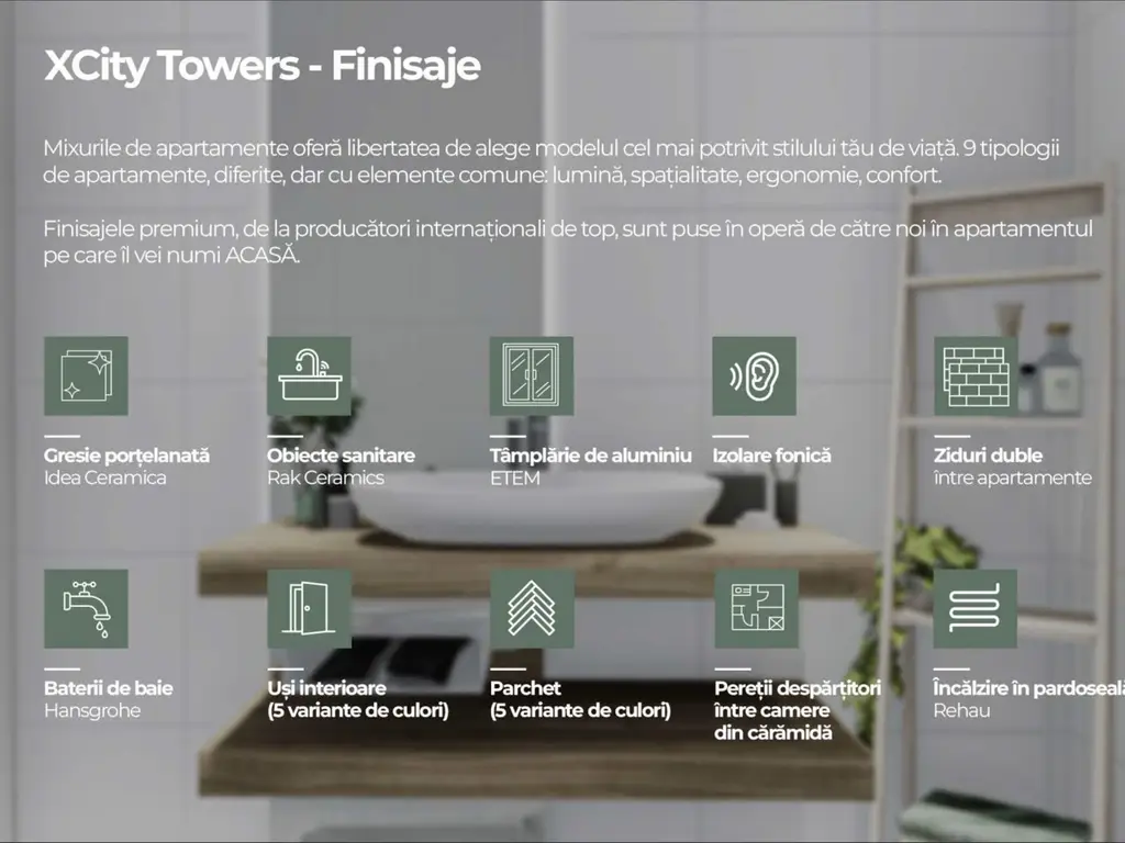 Apartament NOU, cu 3 camere în Timișoara, parcare subterană inclusă