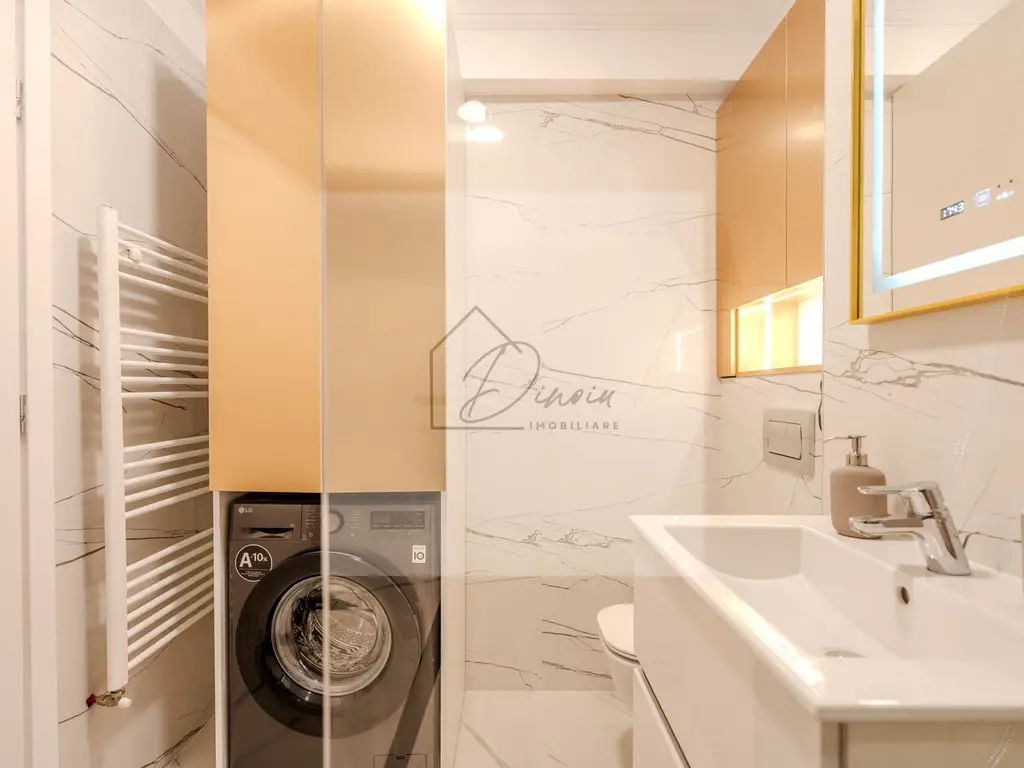 Studio dublu Ivory Residence Pipera I lux mobilat I balcon I COM0%
