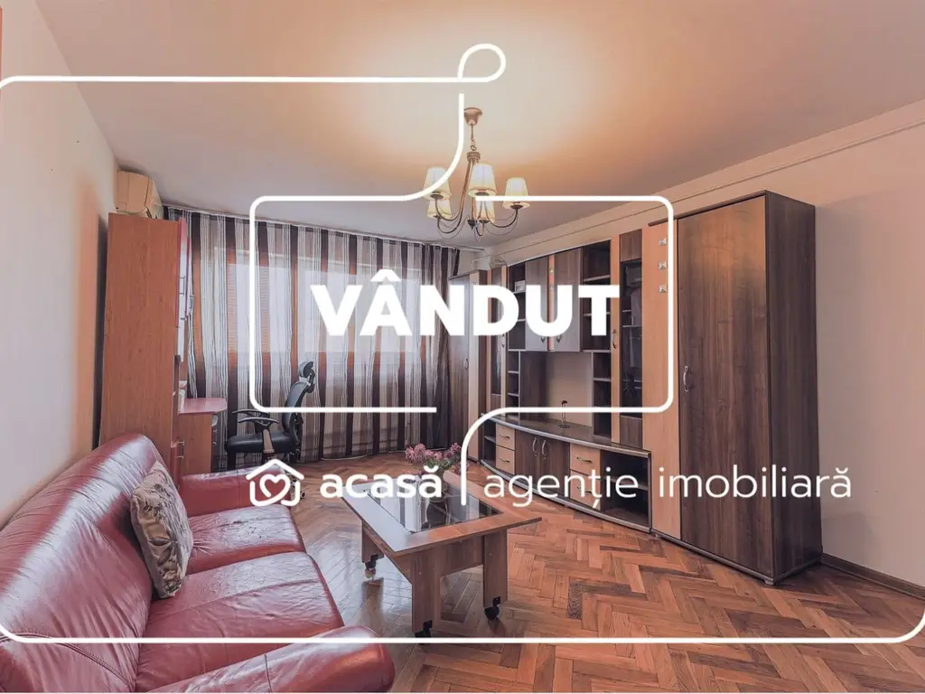 Vandut! Apartament 2 camere, decomandat, 64 mp, etaj 4/4