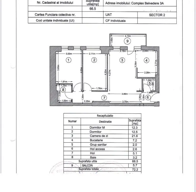 Vand apartament 3 camere | PROPRIETAR | Belvedere Residences