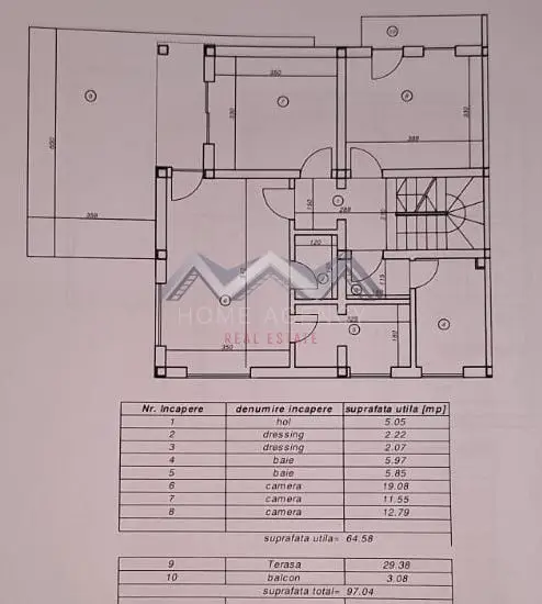 Casă individuală P+1+M cu garaj și terase spațioase – Otopeni Central