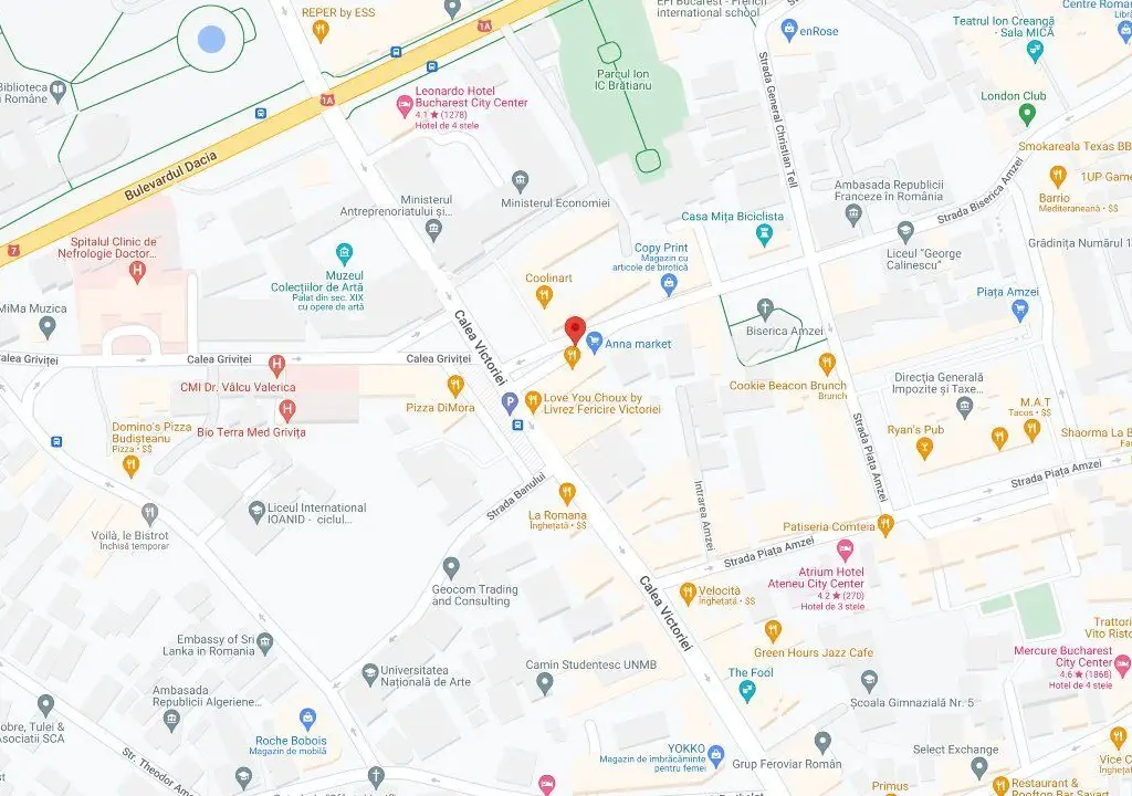 3 cam, Calea Victoriei, ultracentral