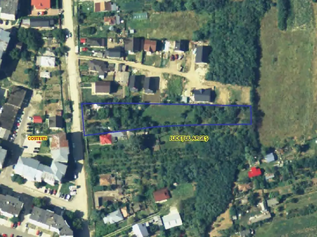 Teren pentru vile in centrul orasului Costesti, 3000 mp