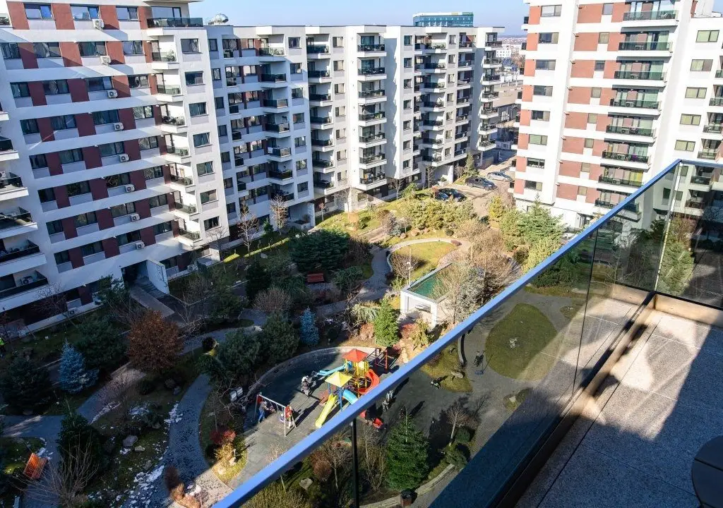 4City North | Apartament exclusivist | Vedere curtea interioara | Lux