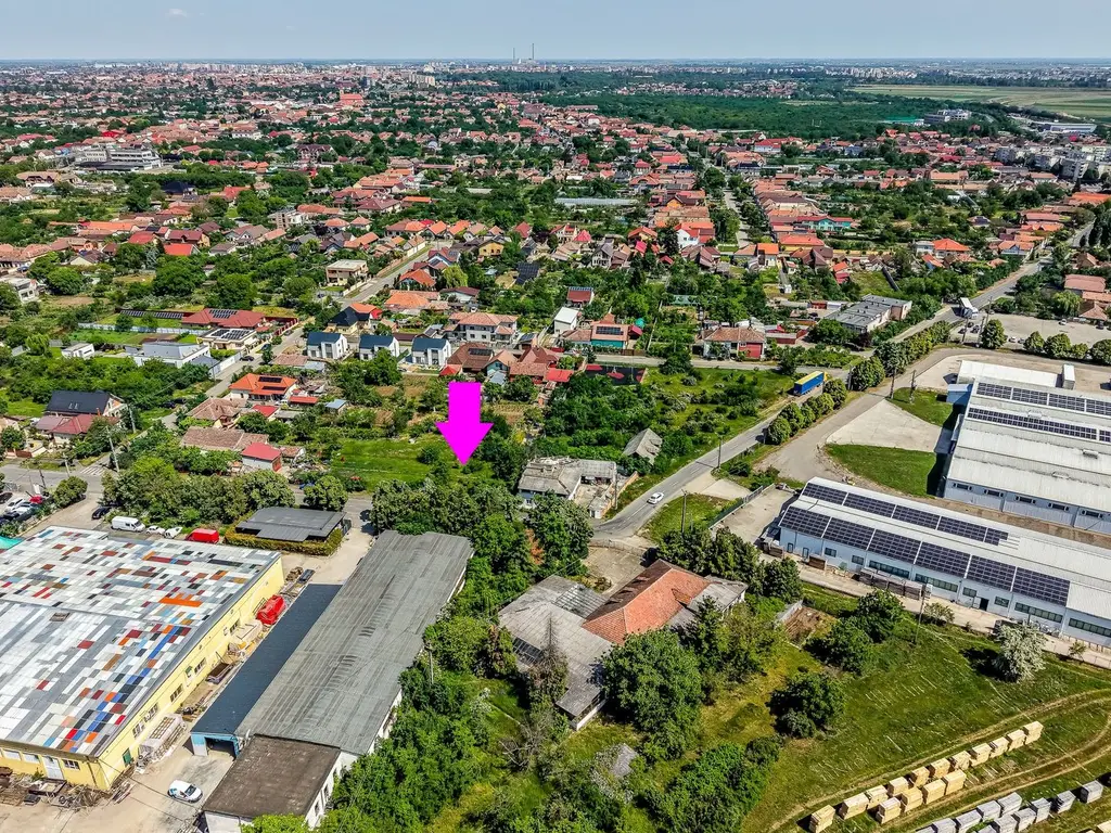 Teren de 1261 mp pe colt, in Aradul Nou, cu front de 60 m + 23 m
