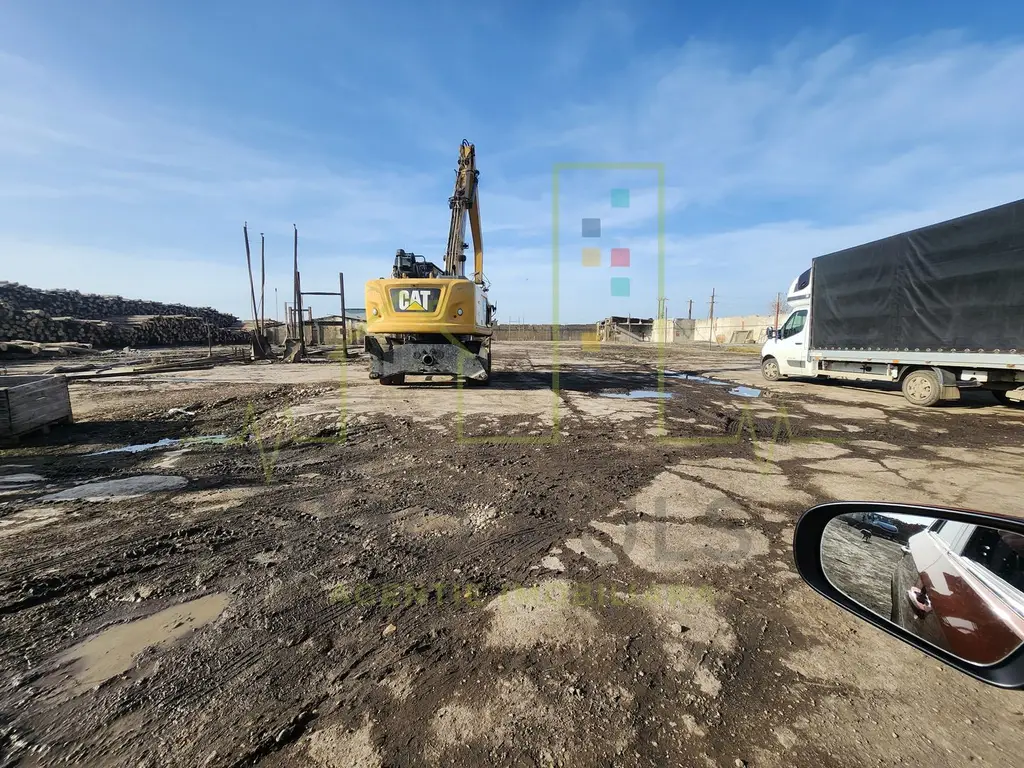 Teren Industrial langa balta in Sacalaz. Curent de inalta tensiune