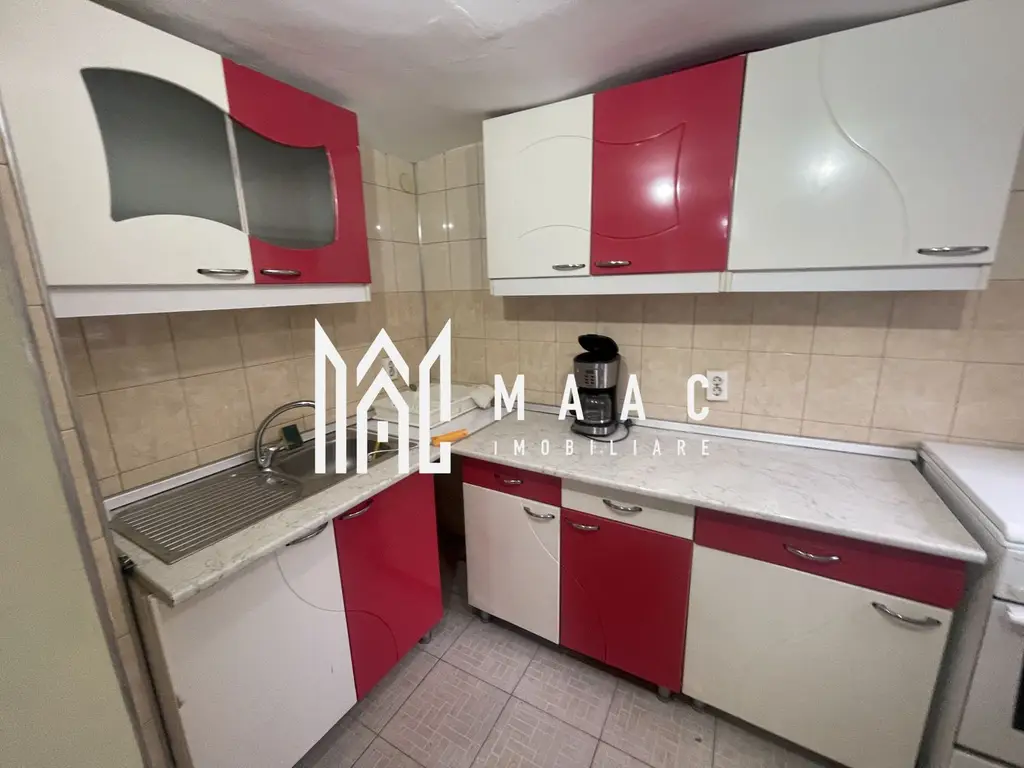 Garsonieră de închiriat | Central Sibiu | 45 mp, mobilată