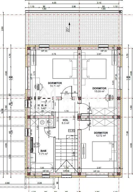 Casă individuală | 130MPU | Parter+Etaj  | Șura Mică